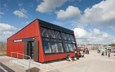 The new visitor and education centre at Titan Clydebank